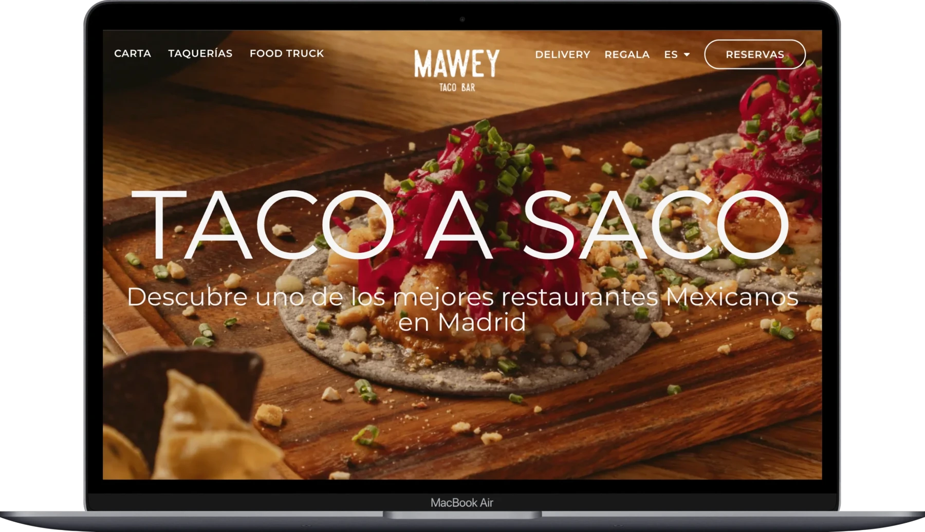 Restaurante mawey desktop