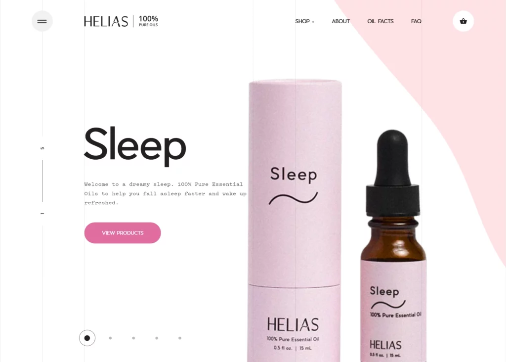 7 increíbles páginas web destacadas por su diseño (y cuáles son las claves de su éxito) 3 7 increíbles páginas web destacadas por su diseño Helias Oils