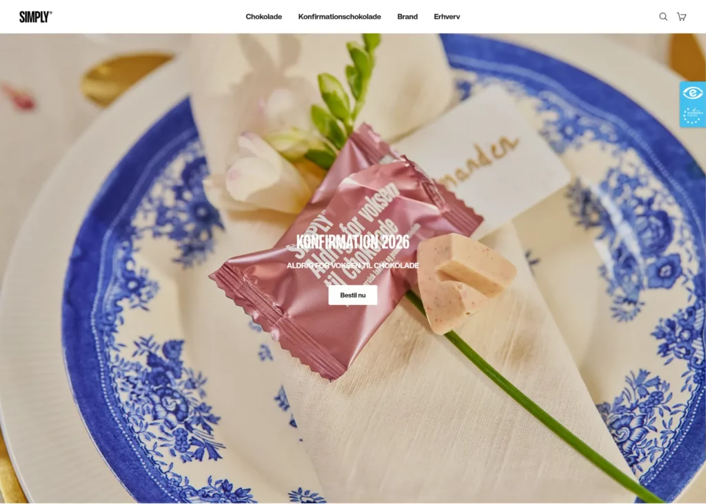 7 increíbles páginas web destacadas por su diseño (y cuáles son las claves de su éxito) 1 7 increíbles páginas web destacadas por su diseño Simply Chocolate