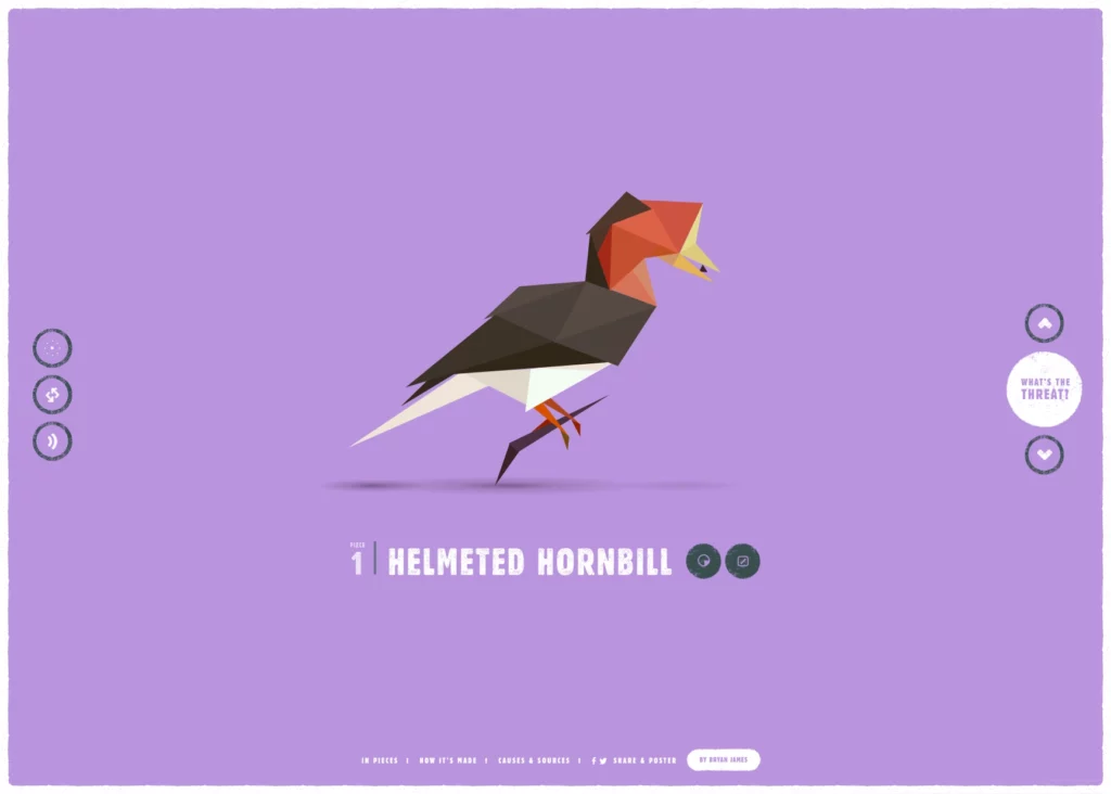 7 increíbles páginas web destacadas por su diseño (y cuáles son las claves de su éxito) 4 7 increíbles páginas web destacadas por su diseño Species in Pieces