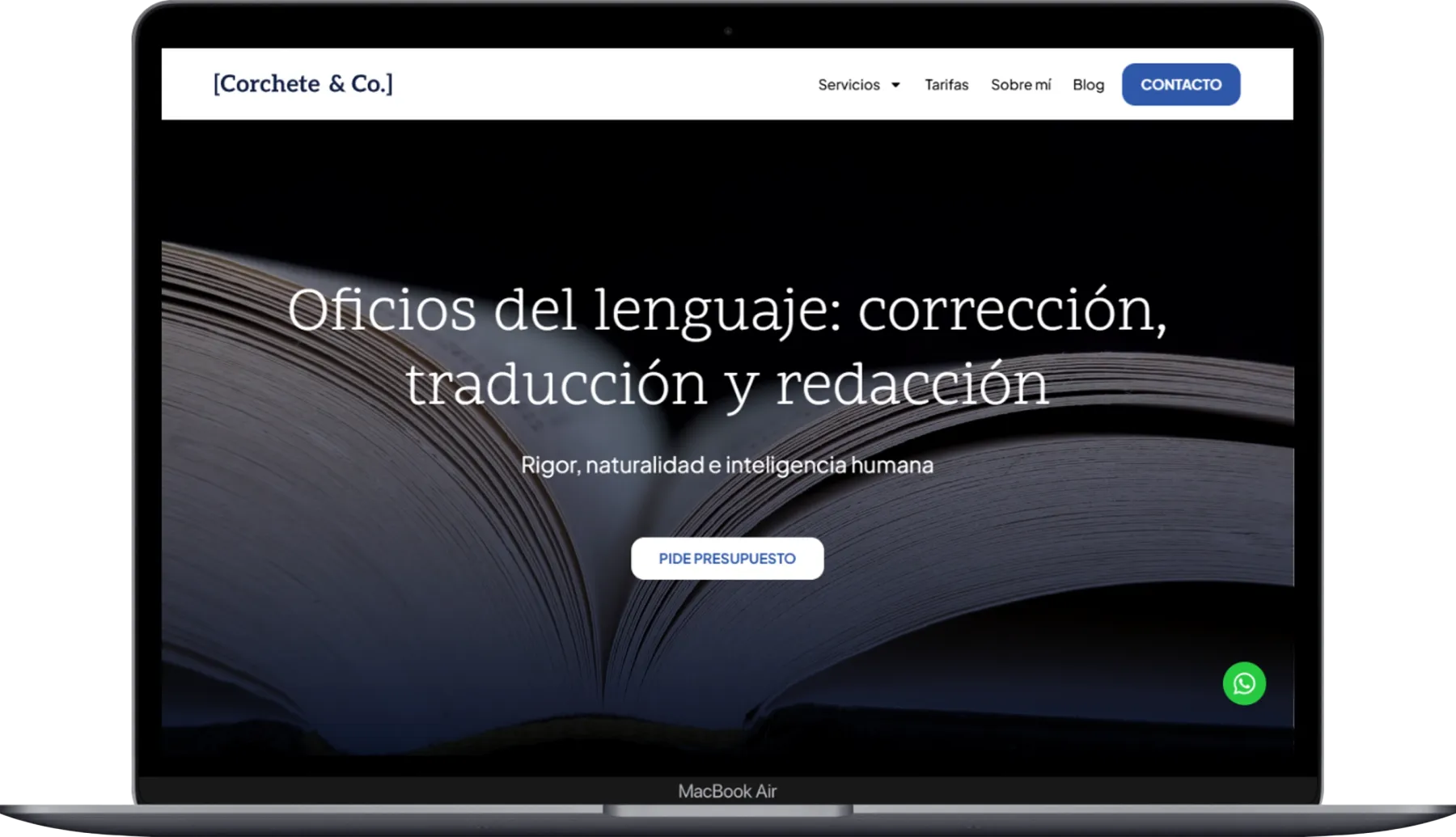 Corchete portatil